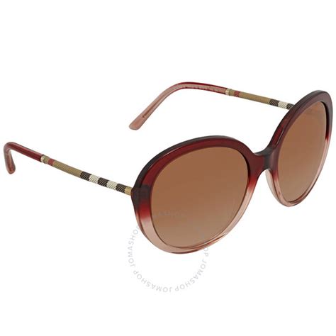 burberry 4239-q sunglasses|Burberry Brown Gradient Round Sunglasses BE4239.